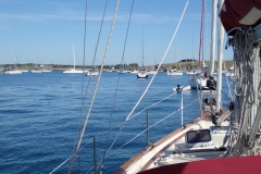 anchoring off Hoedic
