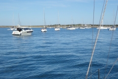 anchoring off Hoedic