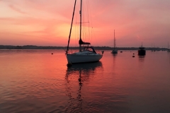 Sunset in Poole Harbour