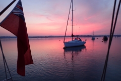 Dawn before the crossing